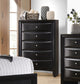 Briana 5-drawer Bedroom Chest Black