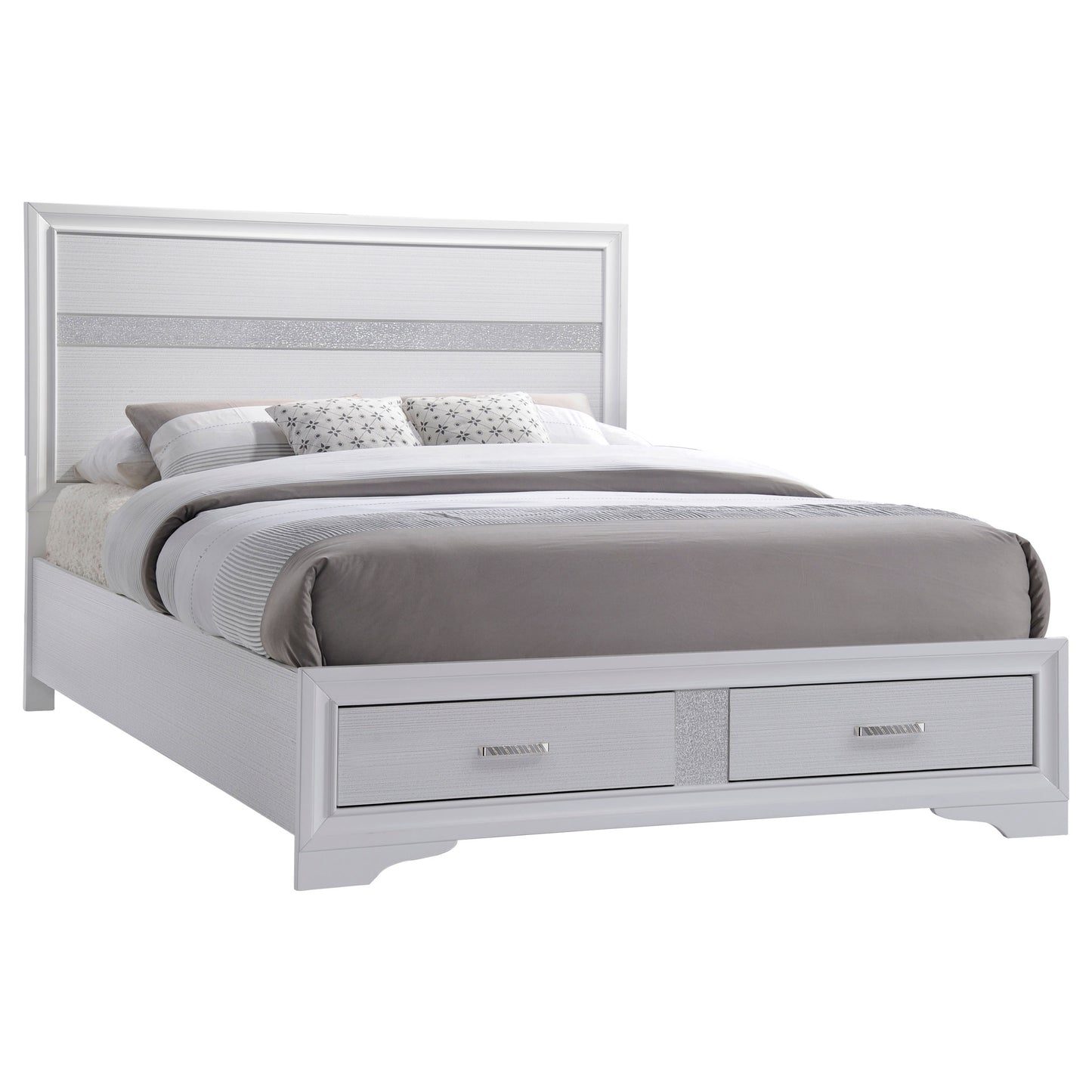 Miranda 4-piece Eastern King Bedroom Set White