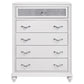 Barzini 5-piece Eastern King Bedroom Set White