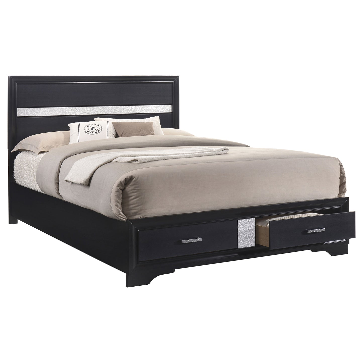 Miranda 5-piece California King Bedroom Set Black