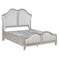 Evangeline 4-piece Eastern King Bedroom Set Silver Oak