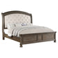 Emmett Wood California King Sleigh Bed Walnut