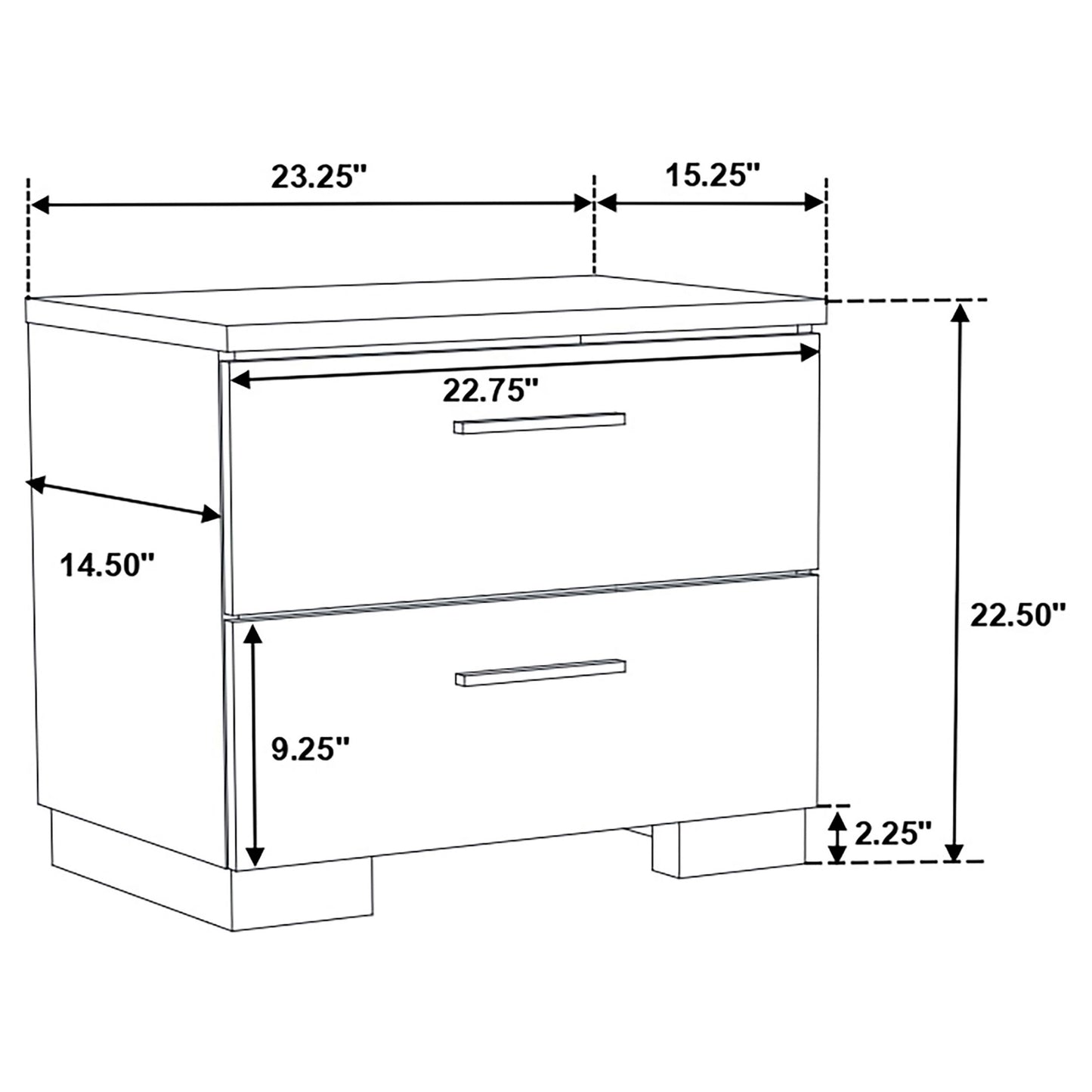 Jeremaine 4-piece Eastern King Bedroom Set White