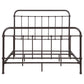 Livingston Metal Eastern King Open Frame Bed Dark Bronze