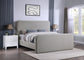 Wren Upholstered Queen Panel Bed Grey