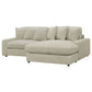 Blaine Upholstered Reversible Chaise Sectional Sofa Sand