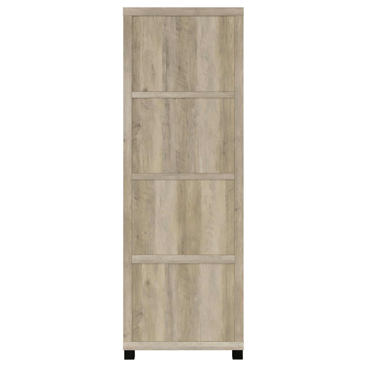 Sachin 3-shelf Engineered Wood Media Tower Distressed Pine