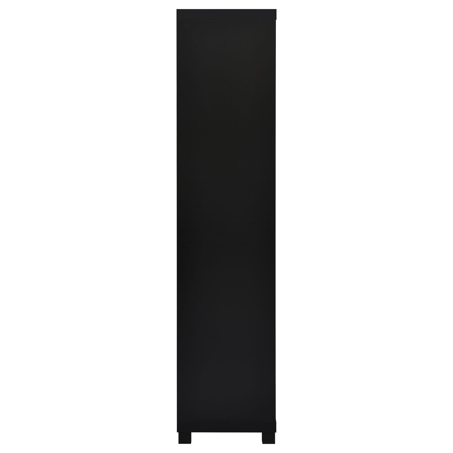 Jupiter 3-shelf Engineered Wood Media Tower Black