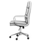 Ximena Upholstered Adjustable High Back Office Chair White