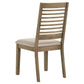 Scottsdale Wood Dining Side Chair Washed Brown (Set of 2)