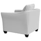 Salizar Upholstered Flared Arm Accent Chair Sand