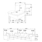 Lakeview 5-piece Upholstered Modular Sectional Sofa Ivory