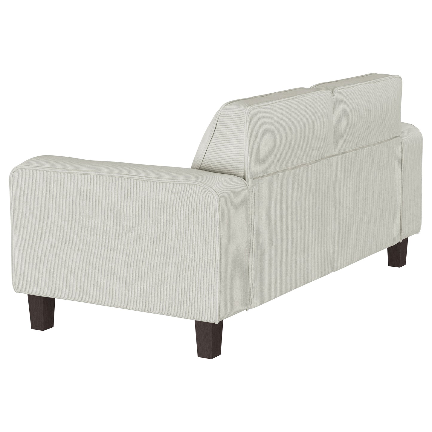 Deerhurst 3-piece Upholstered Track Arm Sofa Set Greige