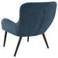 Calvin Upholstered Modern Arm Accent Chair Aegean Blue