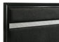 Miranda 54-inch Upholstered Eastern King Panel Bed Black