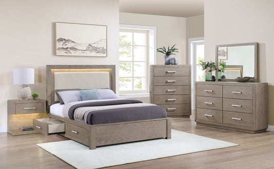 Kenora 5-piece California King Bedroom Set Barley Brown