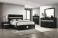 Miranda 4-piece Full Bedroom Set Black