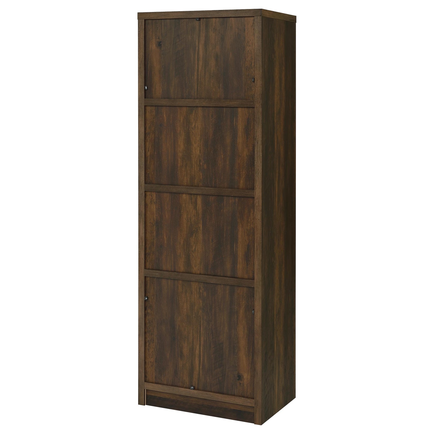 Laughlin 3-shelf Engineered Wood Media Tower Dark Pine