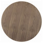 Cora Round 40-inch Wood Top Dining Table Brown Walnut