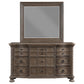 Emmett 9-drawer Dresser with Mirror Walnut