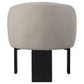 Valdez Boucle Upholstered Barrel Back Accent Chair Beige