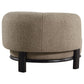 Lawler Upholstered Barrel Back Accent Chair Mushroom