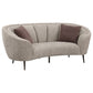 Ellorie 2-piece Upholstered Curved Sofa Set Beige