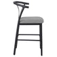 Dolman Counter Height Dining Side Chair Grey (Set of 2)