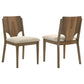 Biltmore Dining Chair Upholstered Seat Walnut (Set of 2)