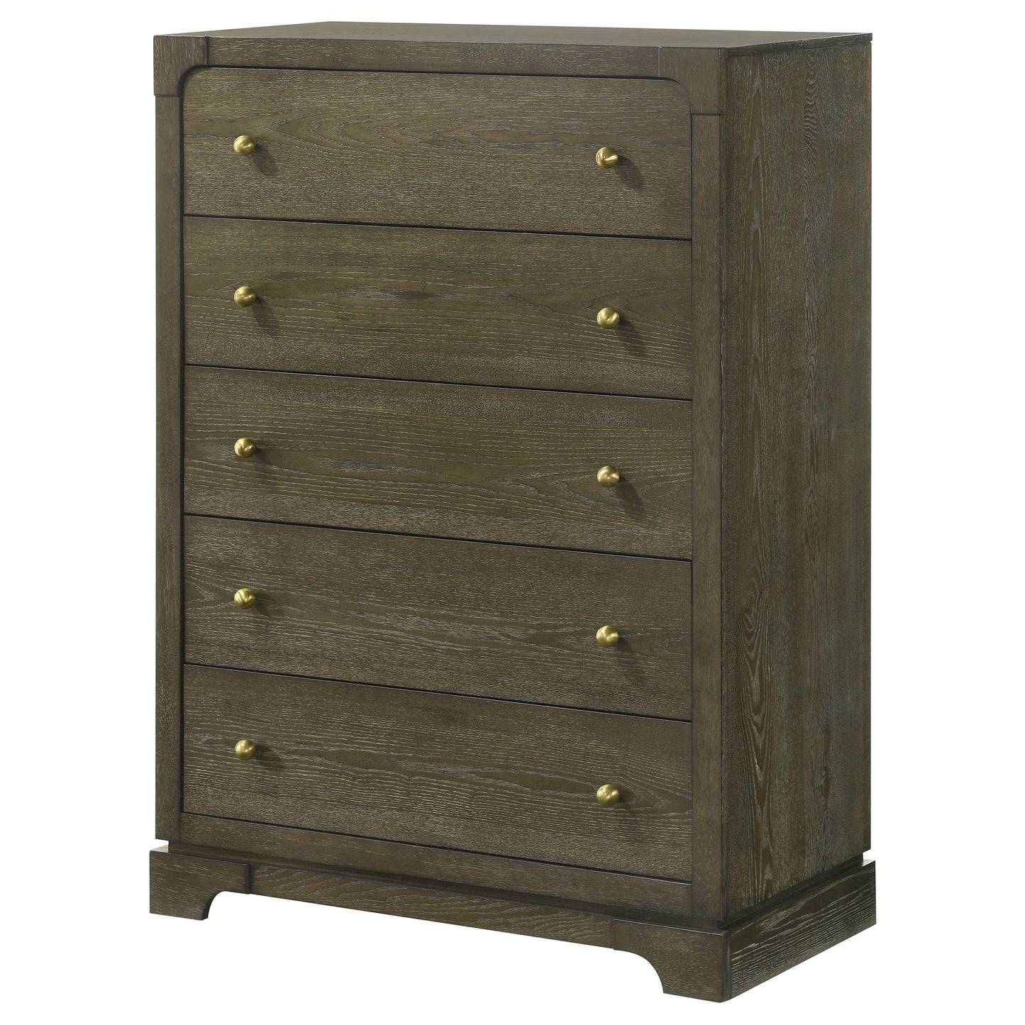 Gran Park 5-drawer Bedroom Chest of Drawers Dark Cocoa