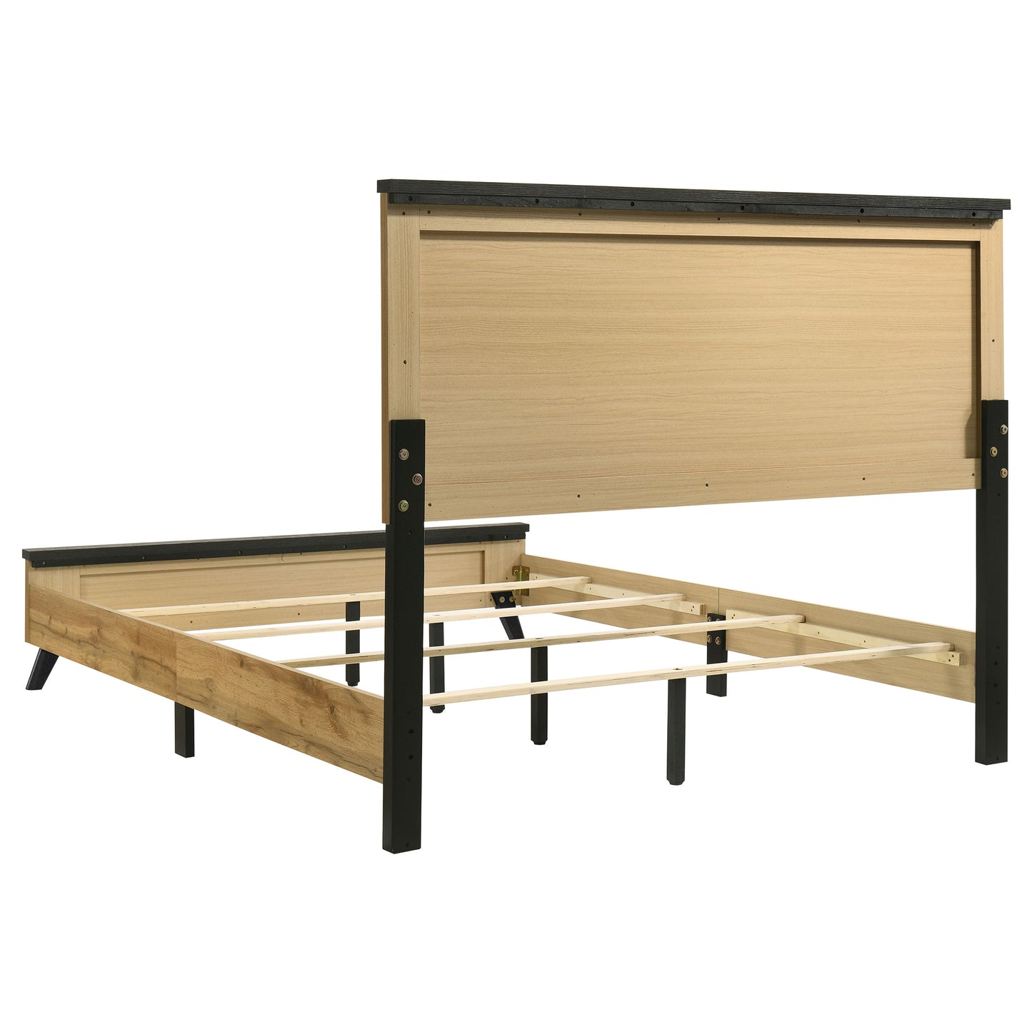 Kaywood 52-inch Eastern King Panel Bed Natural Pine