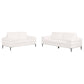 Jessel 2-piece Chenille Upholstered Sofa Set Ivory