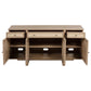 Kailani 4-door Cane Sideboard Buffet Cabinet Beige Oak