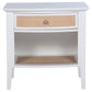 Bexhill 1-drawer Nightstand Bedside Table White