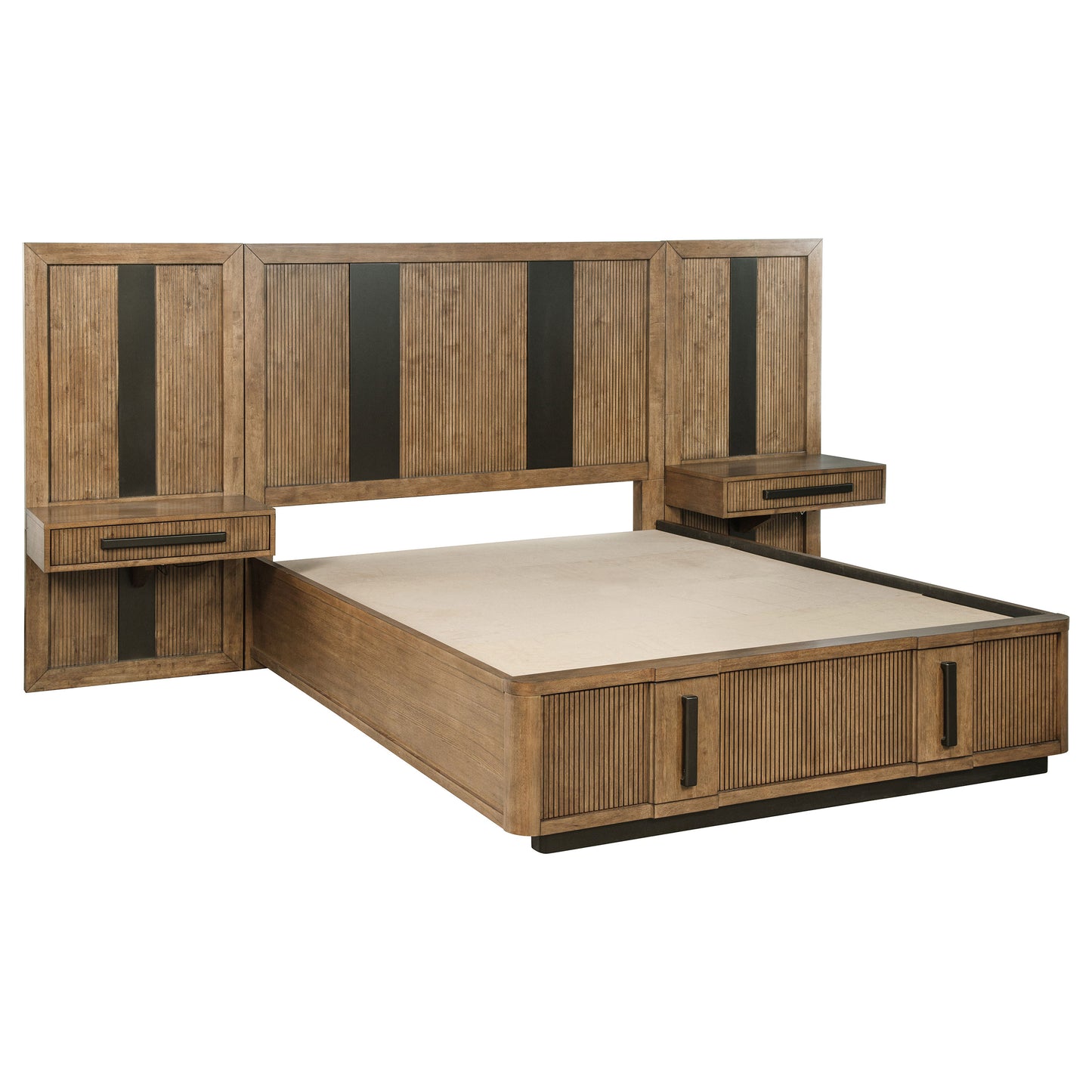 Terrace 6-piece California King Panel Bedroom Set Ash Brown