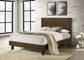 Glenwood 48-inch Eastern King Platform Panel Bed Warm Brown