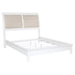 Bexhill 56-inch Upholstered Eastern King Panel Bed White