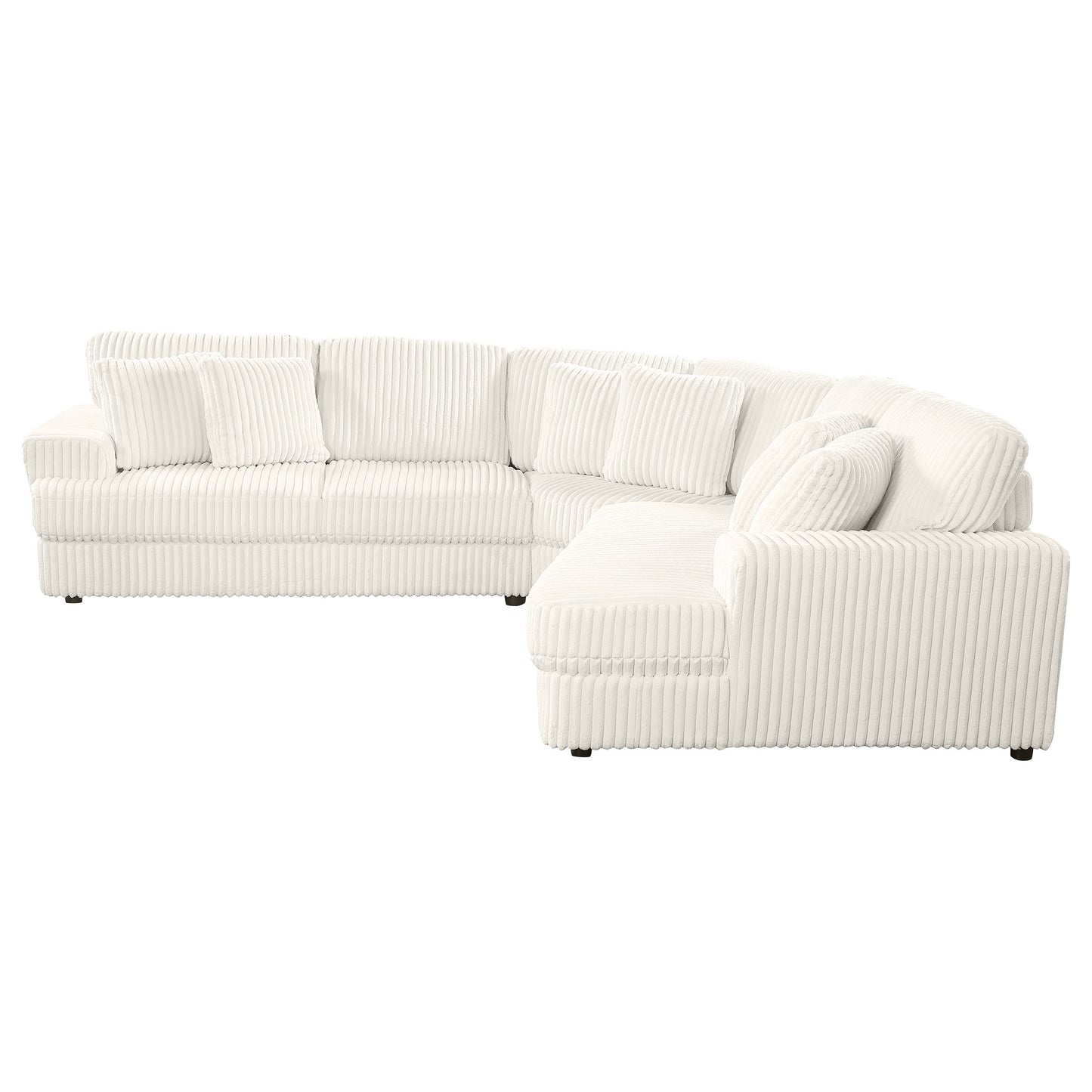 Emberson 3-piece Upholstered Modular Sectional Sofa Ivory