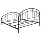 Rowan Metal Eastern King Open Frame Bed Dark Bronze