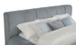 Wilshire Upholstered California King Platform Bed Grey