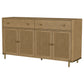 Arini 2-drawer Cane Door Dining Sideboard Server Sand Wash