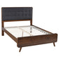 Robyn Wood Full Platform Bed Dark Walnut