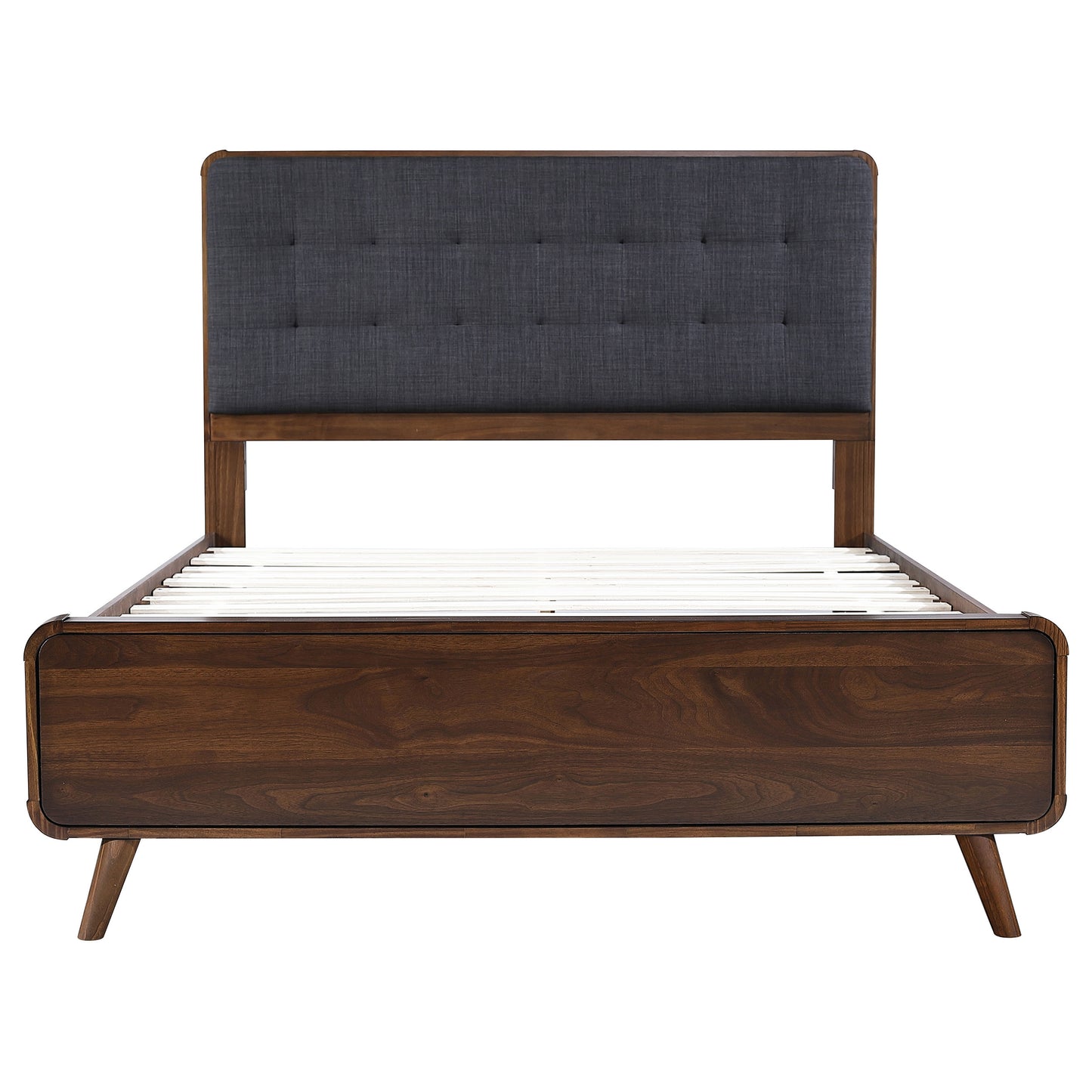 Robyn Wood Full Platform Bed Dark Walnut