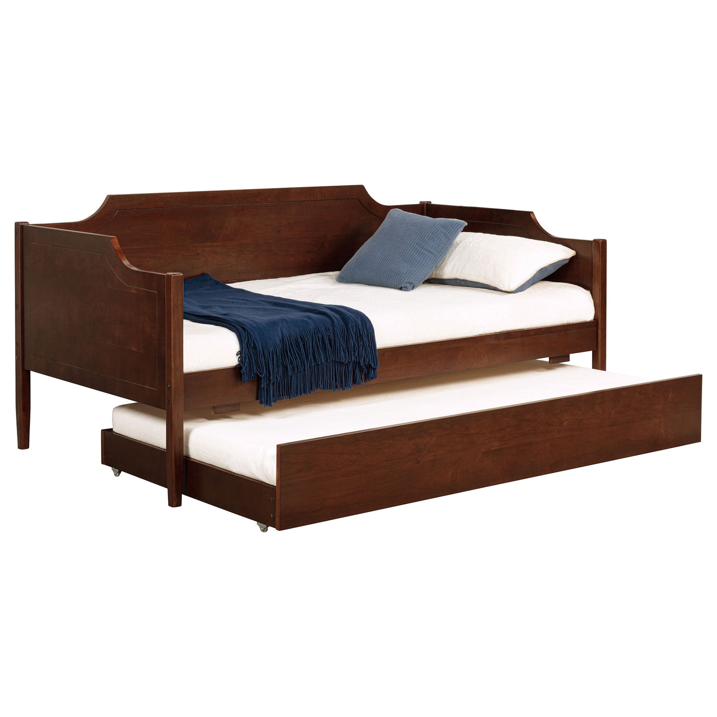 Redding Wood Twin Daybed With Trundle Cherry