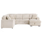 Devonshire Sleeper Sectional Sofa Storage Chaise Camel