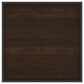 Fulton 30-inch Square Mango Wood Coffee Table Dark Brown