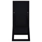 Cadence Tempered Glass Full Length Standing Mirror Black Oak