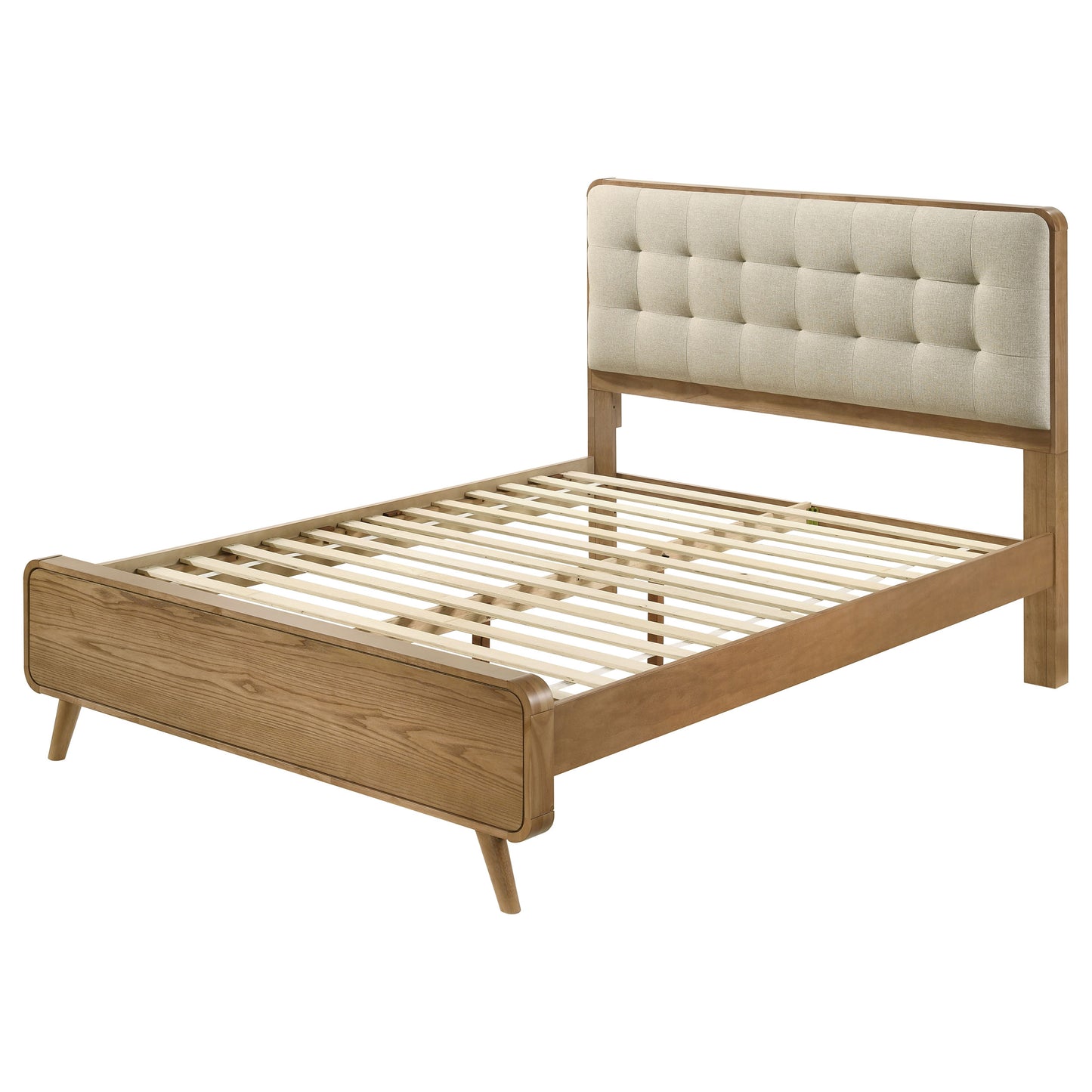 Robyn Wood Eastern King Platform Bed Light Ash