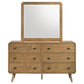 Robyn 6-drawer Bedroom Dresser Light Ash