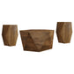 Zalika 3-piece Solid Wood Coffee and End Table Set Natural